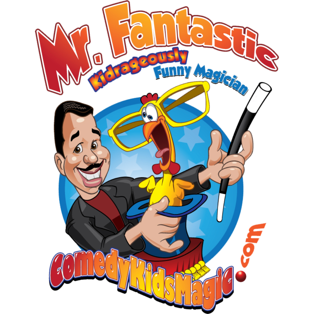 Mr. Fantastic 175w comedy kids magic logo