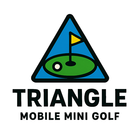 triangle mobile mini golf logo